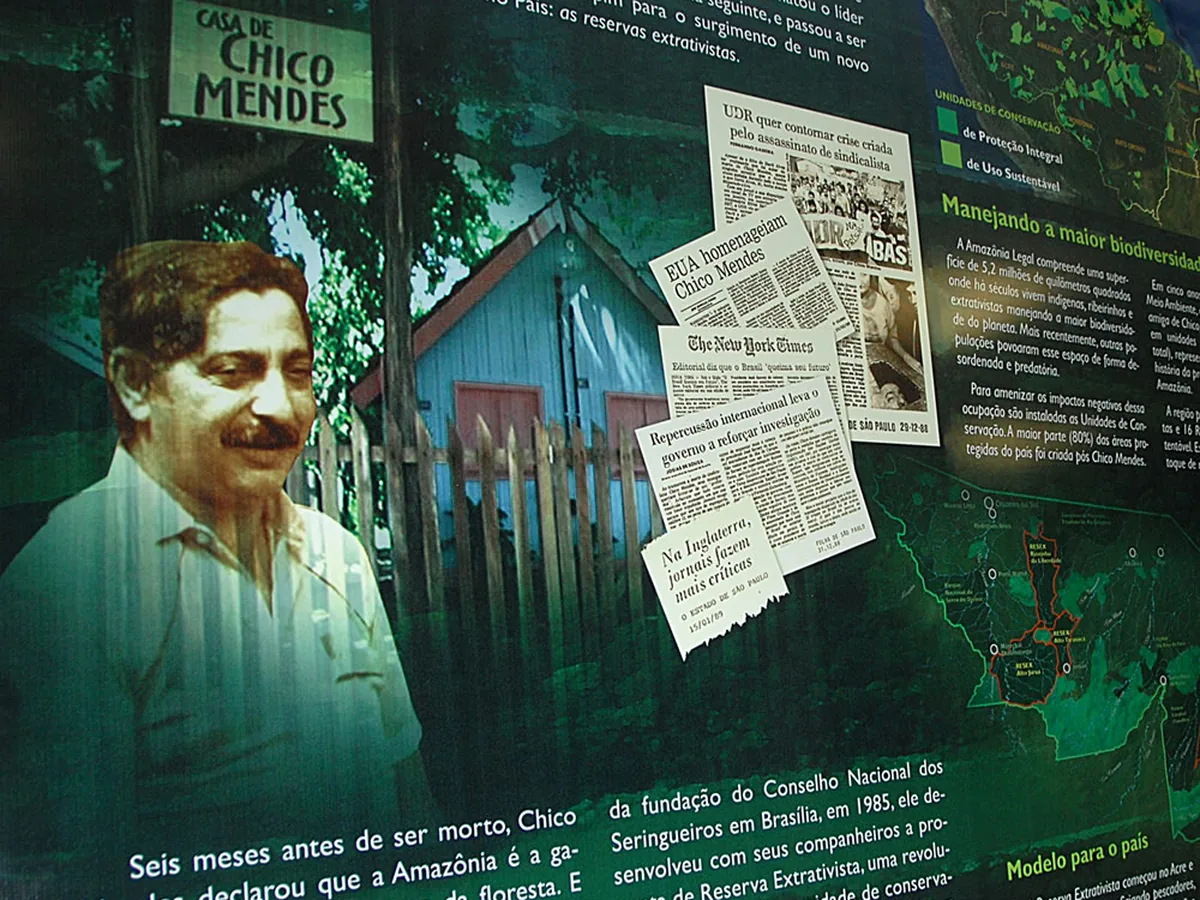 Retrato de Chico Mendes